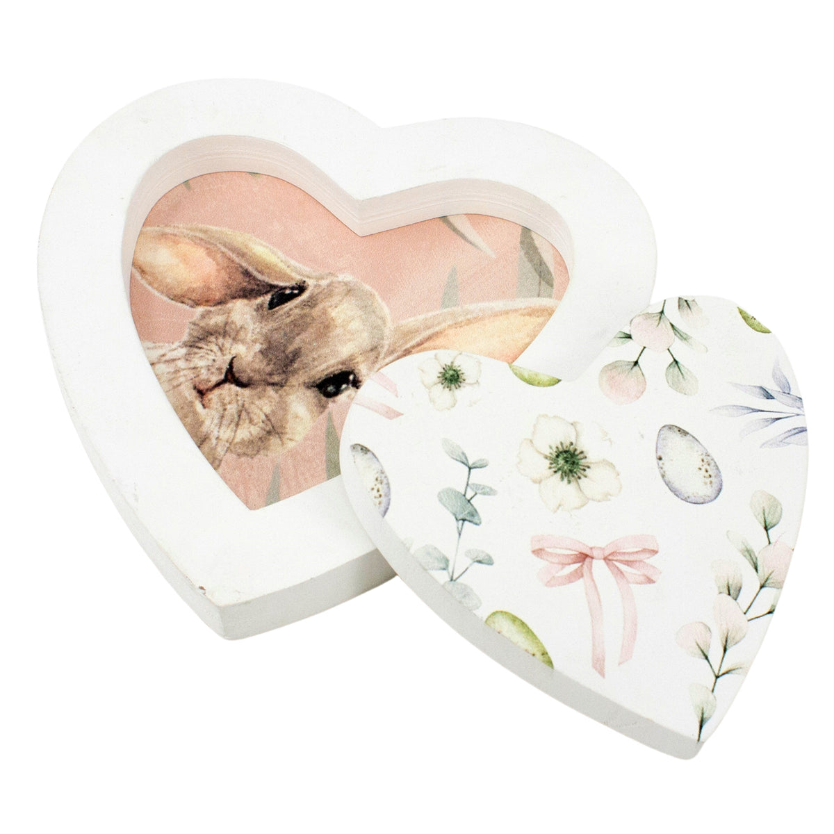 Honey Bunny Heart Blocks Set of 2