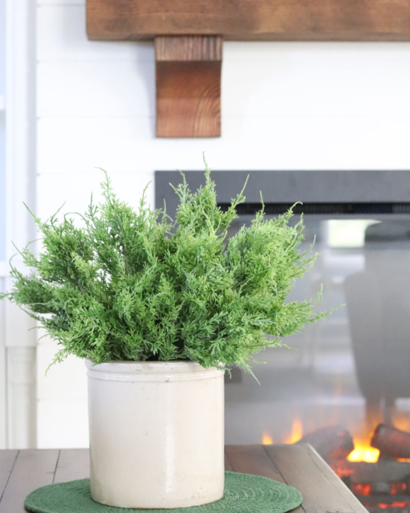 Northern White Cedar Greenery Collection  Real Touch