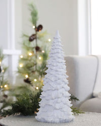 White Resin Christmas Tree