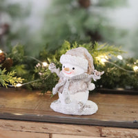 Winter Snowman Figurine