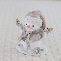 Winter Snowman Figurine