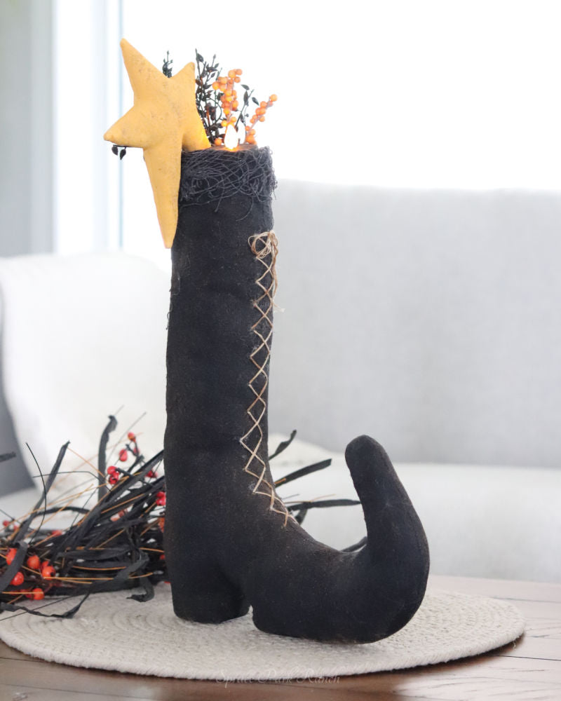 Handmade Witch Boot