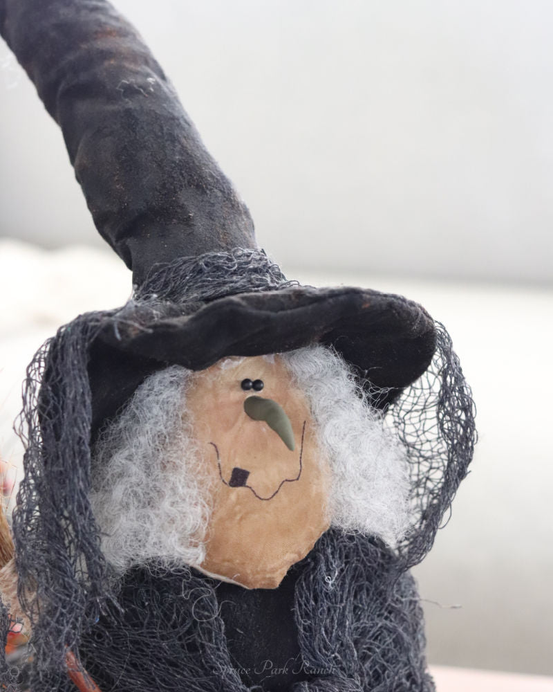 Handmade Witch With Veil