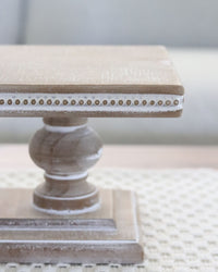 Wood Pedestal on Base