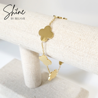 BELLAVIE Signature Solid Quatrefoil Bracelet