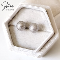 Mia Textured Ball Stud Earrings