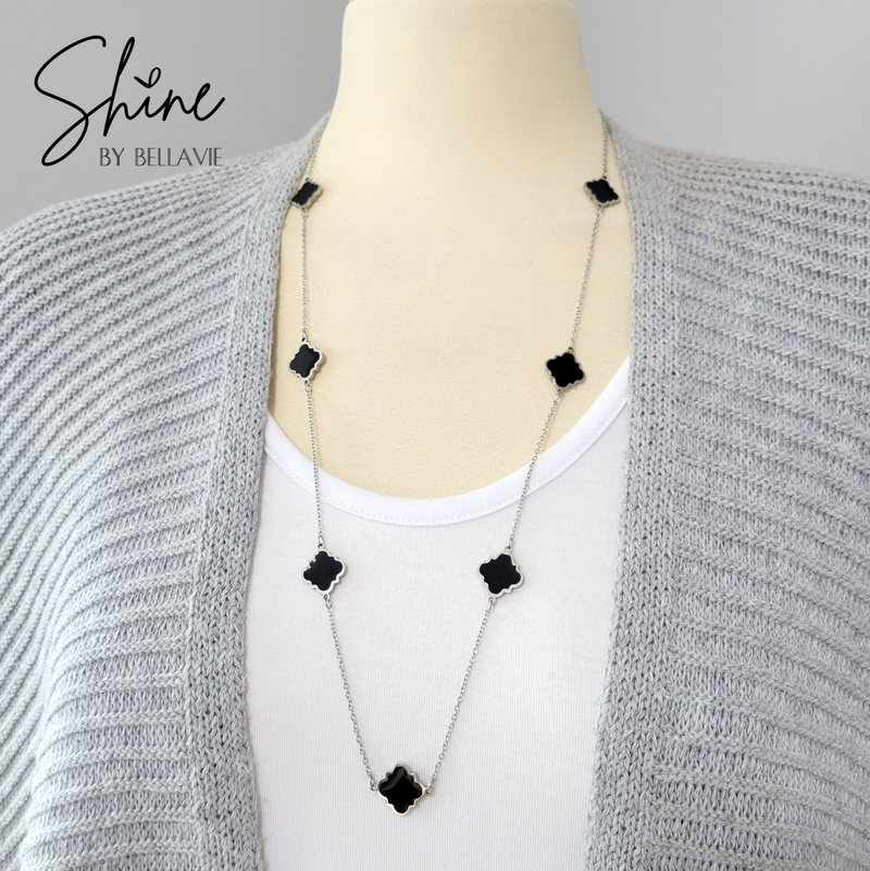 Nera Long Station Necklace