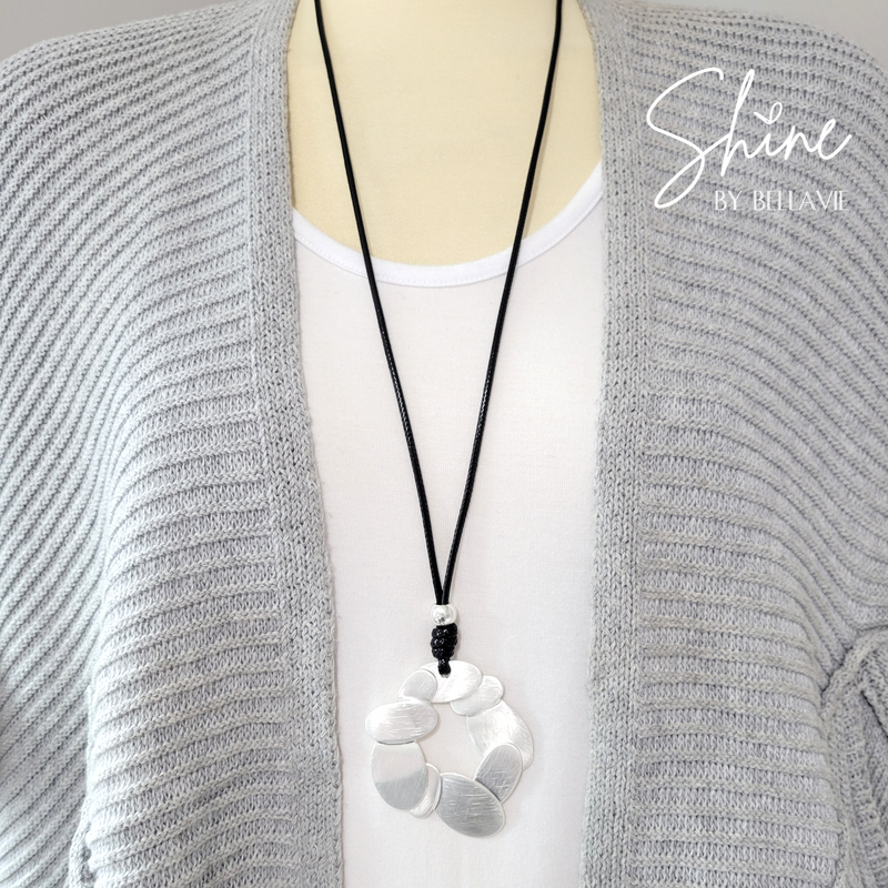 Stepping Stone Long Necklace