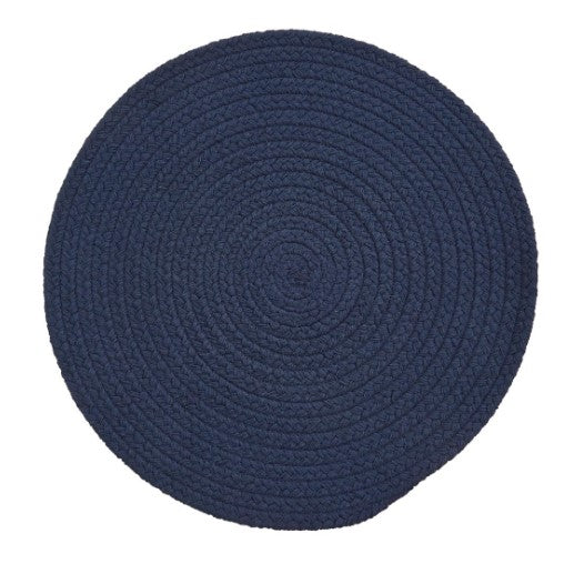 Placemat Essex Round Navy