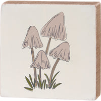 Block Sign Mushroom Set