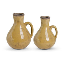 Butterscotch Crackle Glaze Terracotta Jug