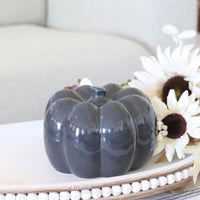 Ceramic Glazed Pumpkin