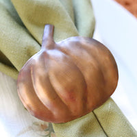 Copper Pumpkin Napkin Ring