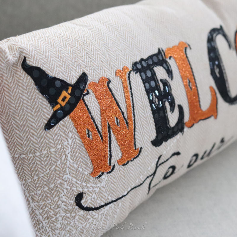 Welcome To Our Web Pillow