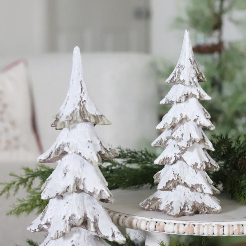 Snowy Resin Tree