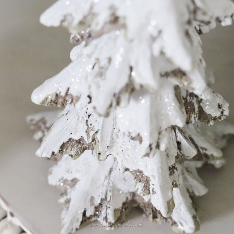 Snowy Resin Tree