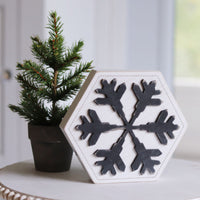 Reversible Hexagon Spider and Snowflake Block