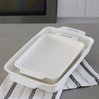 Stoneware Homemade Baking Dish 2 Piece Set