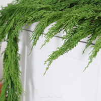 Whispy Cedar Greenery Collection Real Touch