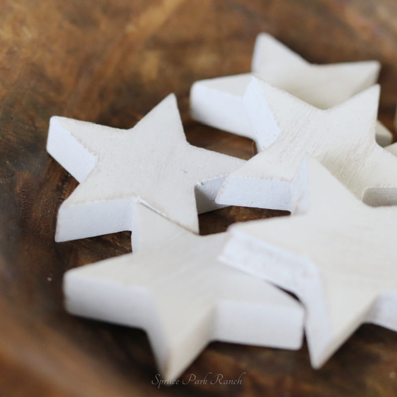 Mini Wood Star Shapes