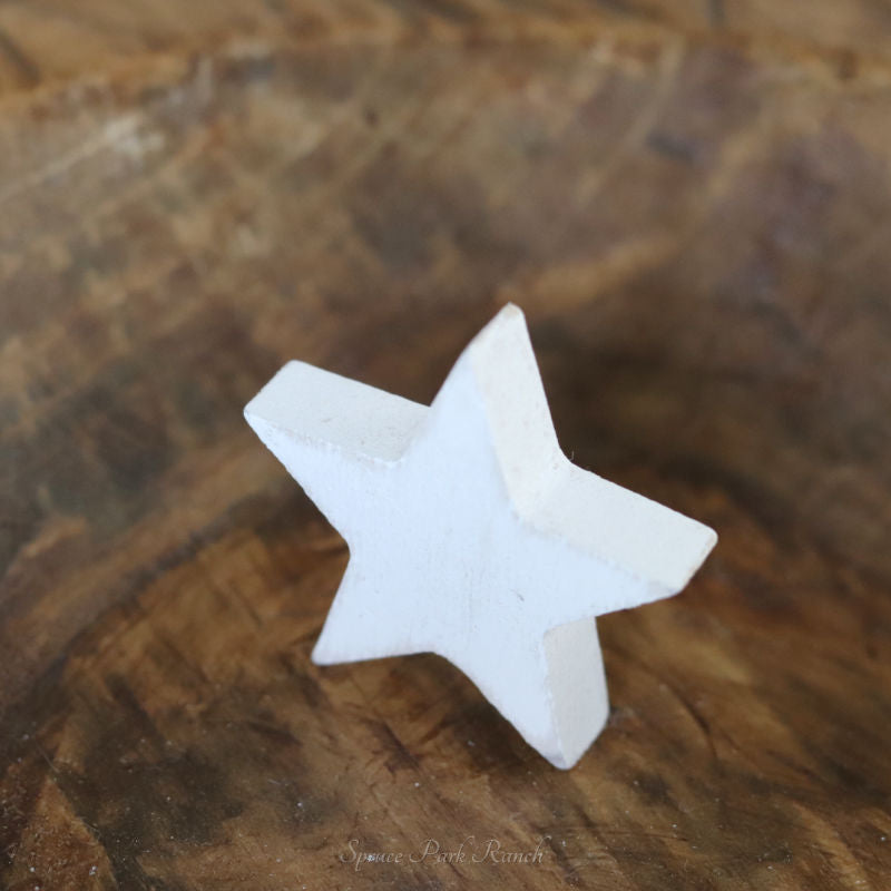 Mini Wood Star Shapes