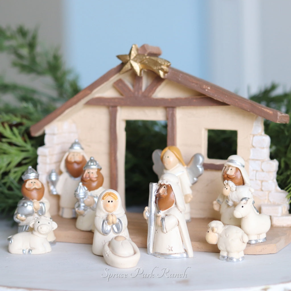 Mini nativity set online