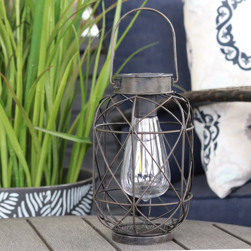 Edison Look Solar Lantern