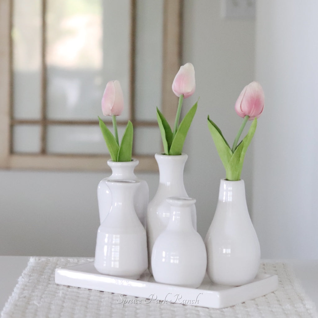 Five Vase Cluster Tray