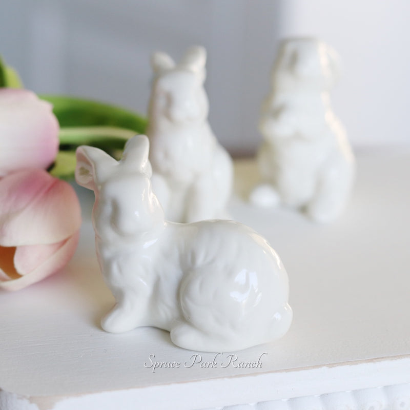 White Porcelain Bunny